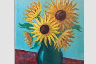 Paint Nite: Sunflowers 2